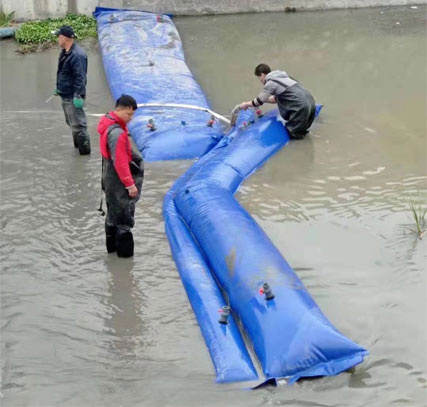 充气防洪屏障案例1